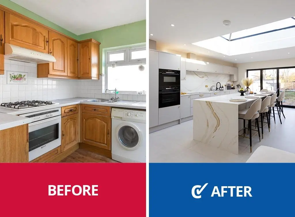 Home renovation North West London brick house in NW2