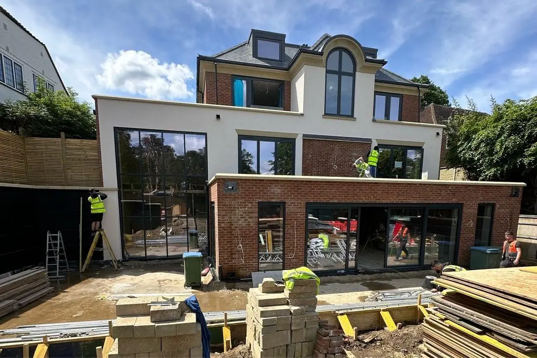 Side return house extension North West London kitchen build